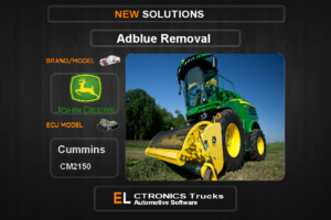 AdBlue OFF John-Deere Cummins CM2150 Electronics Trucks Automotive Software