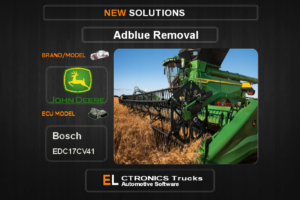 AdBlue OFF John-Deere Bosch EDC17CV41 Electronics Trucks Automotive Software