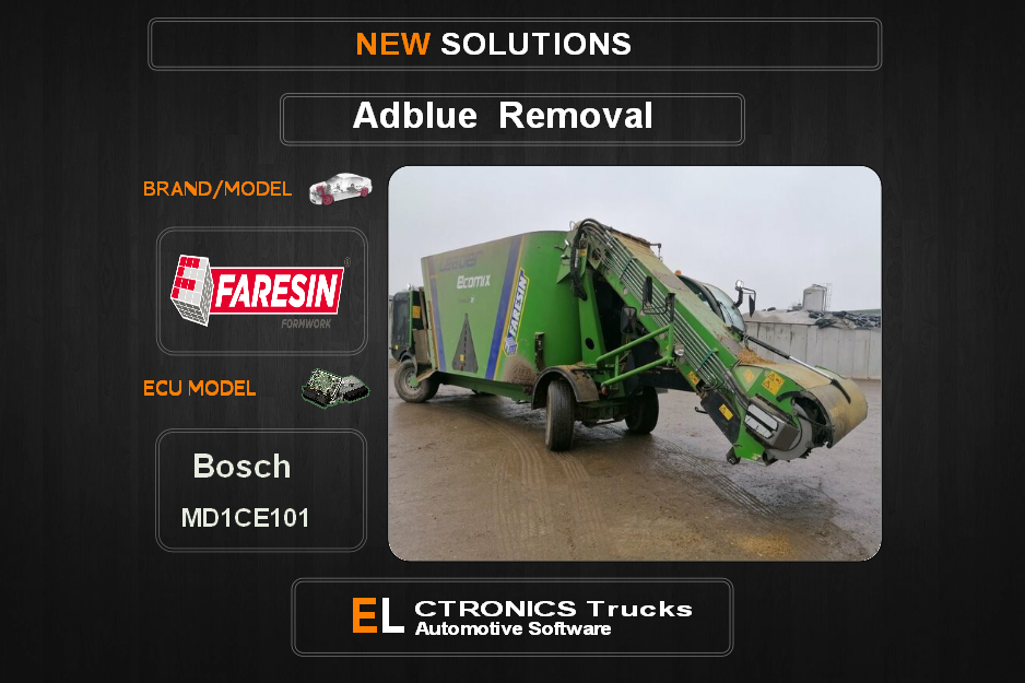 AdBlue OFF Faresin Bosch MD1CE101 Electronics Trucks Automotive Software