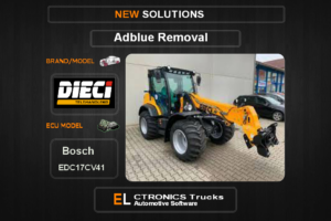 AdBlue OFF Dieci Bosch EDC17CV41 Electronics Trucks Automotive Software