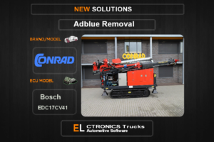 AdBlue OFF Conrad  Bosch EDC17CV41 Electronics Trucks Automotive Software