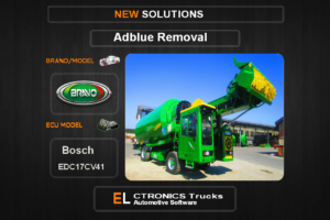 AdBlue OFF Bravo  Bosch EDC17CV41 Electronics Trucks Automotive Software