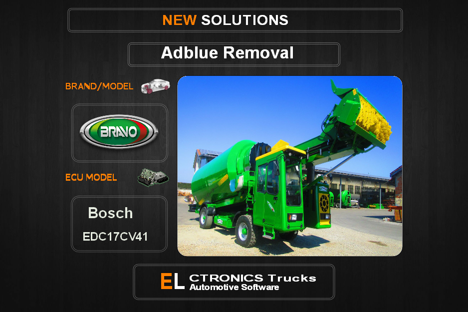 AdBlue OFF Bravo  Bosch EDC17CV41 Electronics Trucks Automotive Software
