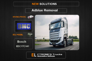 AdBlue OFF Bmc  Bosch EDC17CV41 Electronics Trucks Automotive Software