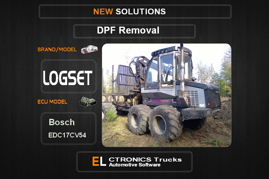 DPF Off Logset  Bosch EDC17CV54 Electronics Trucks Automotive Software