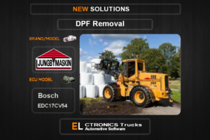 DPF Off Ljungbymaskin  Bosch EDC17CV54 Electronics Trucks Automotive Software