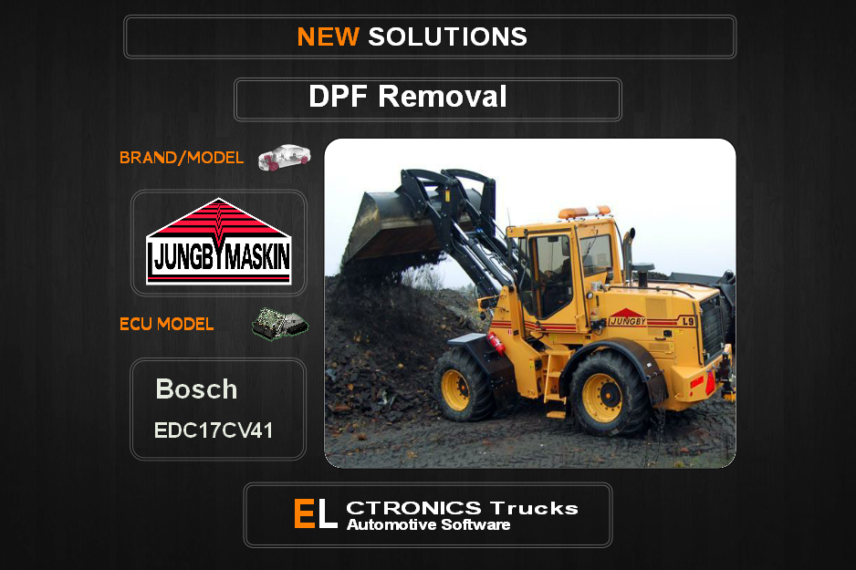 DPF Off Ljungbymaskin  Bosch EDC17CV41 Electronics Trucks Automotive Software