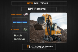DPF Off Liebherr  Bosch EDC17CV41 Electronics Trucks Automotive Software