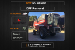 DPF Off Laverda Bosch EDC17CV41 Electronics Trucks Automotive Software