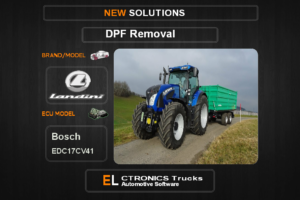 DPF Off Landini Bosch EDC17CV41 Electronics Trucks Automotive Software