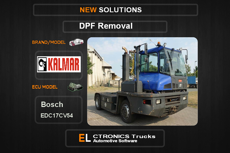 DPF Off Kalmar Bosch EDC17CV54 Electronics Trucks Automotive Software