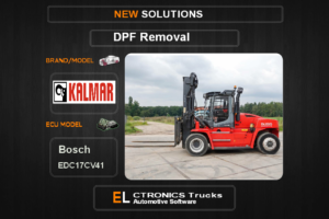 DPF Off Kalmar Bosch EDC17CV41 Electronics Trucks Automotive Software