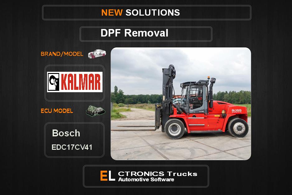 DPF Off Kalmar Bosch EDC17CV41 Electronics Trucks Automotive Software