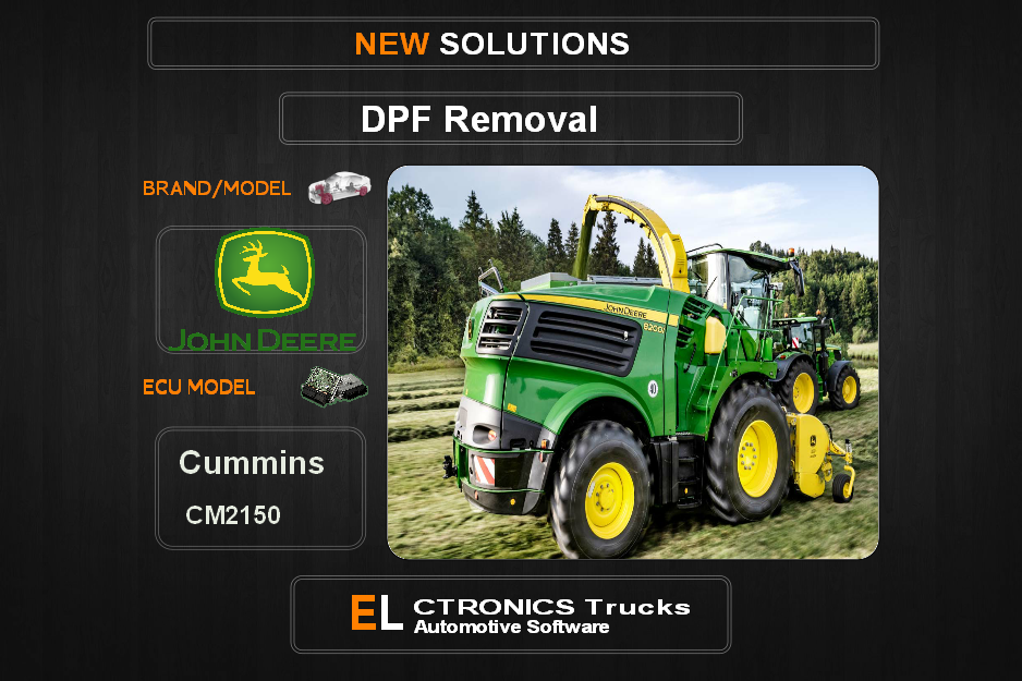 DPF Off John-Deere Cummins CM2150 Electronics Trucks Automotive Software