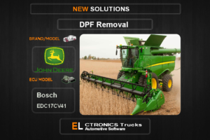 DPF Off John-Deere Bosch EDC17CV41 Electronics Trucks Automotive Software