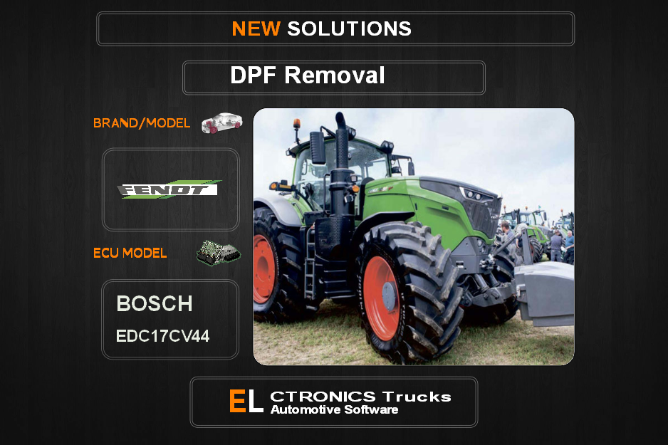 DPF Off Fendt Bosch EDC17CV44 Electronics Trucks Automotive Software