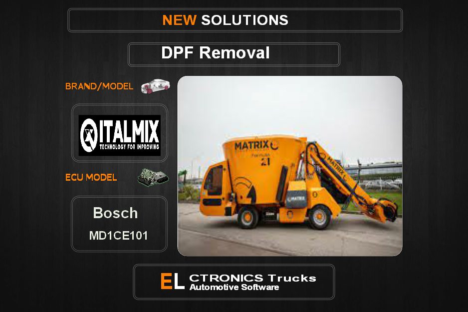 DPF Off Itamix Bosch MD1CE101 Electronics Trucks Automotive Software