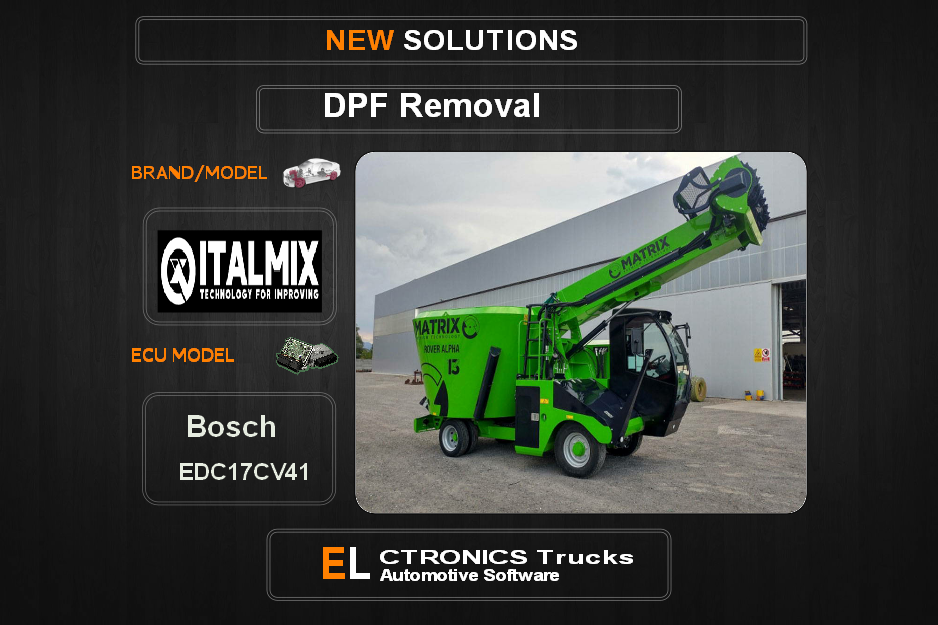 DPF Off Itamix Bosch EDC17CV41 Electronics Trucks Automotive Software