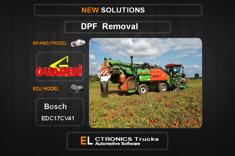 DPF Off Guaresi Bosch EDC17CV41 Electronics Trucks Automotive Software