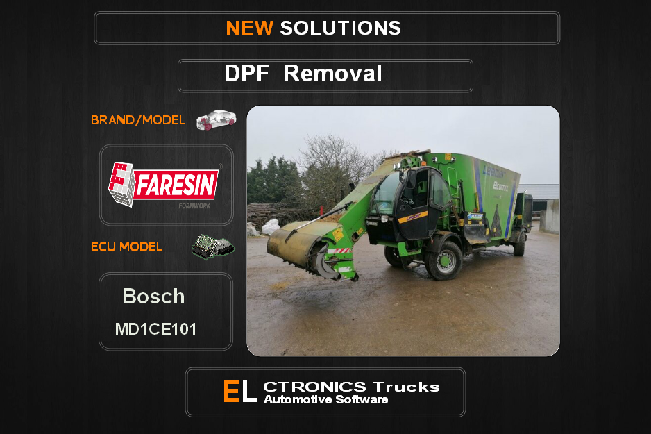DPF Off Faresin Bosch MD1CE101 Electronics Trucks Automotive Software