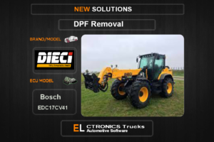 DPF Off Dieci Bosch EDC17CV41 Electronics Trucks Automotive Software