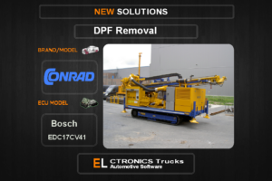 DPF Off Conrad Bosch EDC17CV41 Electronics Trucks Automotive Software