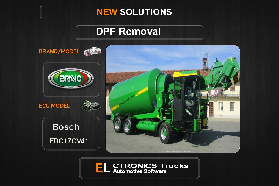 DPF Off Bravo Bosch EDC17CV41 Electronics Trucks Automotive Software