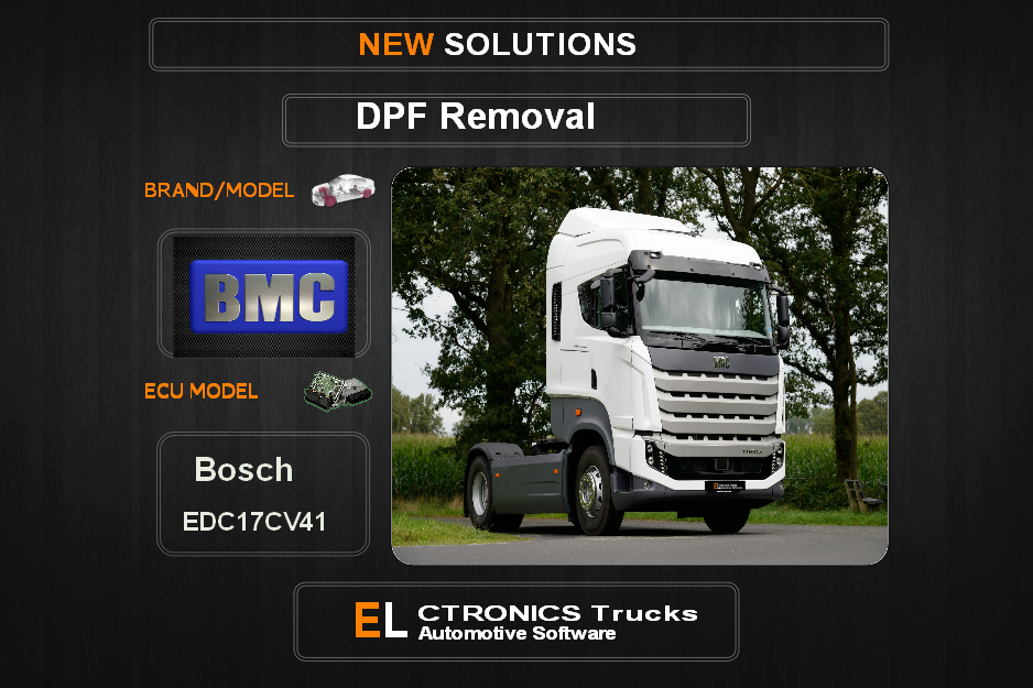DPF Off Bmc Bosch EDC17CV41 Electronics Trucks Automotive Software