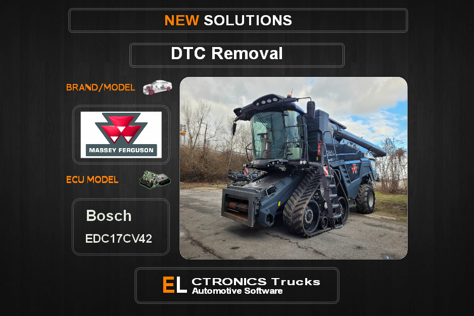 DTC OFF Massy Bosch EDC17CV42 Electronics Trucks Automotive software