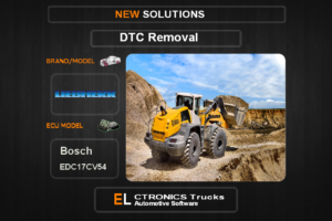 DTC OFF Liebherr Bosch EDC17CV54 Electronics Trucks Automotive software