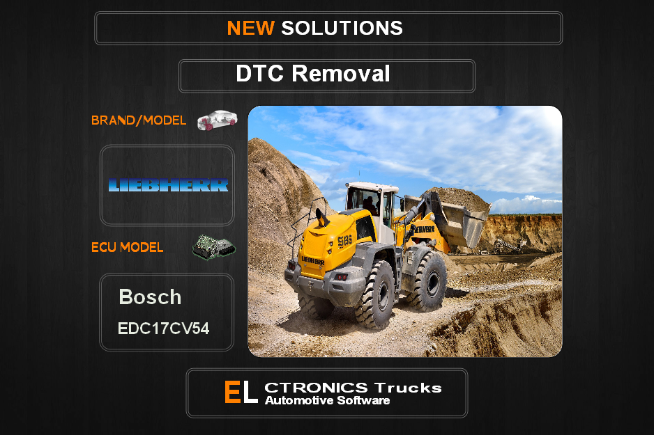 DTC OFF Liebherr Bosch EDC17CV54 Electronics Trucks Automotive software