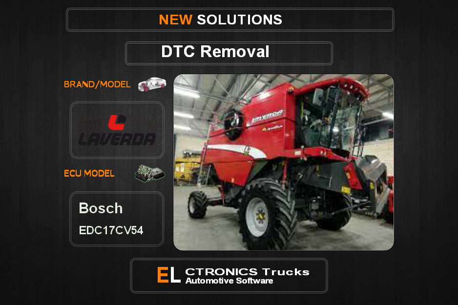 DTC OFF Laverda Bosch EDC17CV54 Electronics Trucks Automotive software