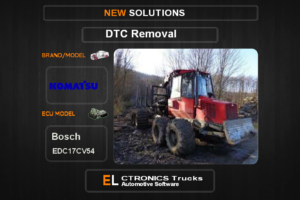 DTC OFF Komatsu Bosch EDC17CV54 Electronics Trucks Automotive software