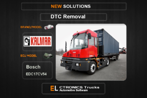 DTC OFF Kalmar Bosch EDC17CV54 Electronics Trucks Automotive software