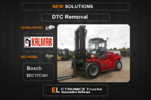 DTC OFF Kalmar Bosch EDC17CV41 Electronics Trucks Automotive software