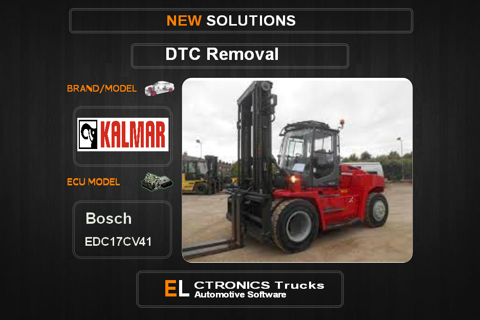 DTC OFF Kalmar Bosch EDC17CV41 Electronics Trucks Automotive software