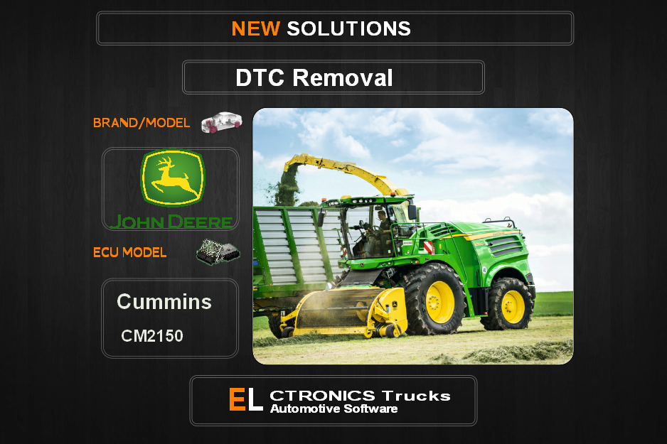 DTC OFF John-Deere Cummins CM2150 Electronics Trucks Automotive software