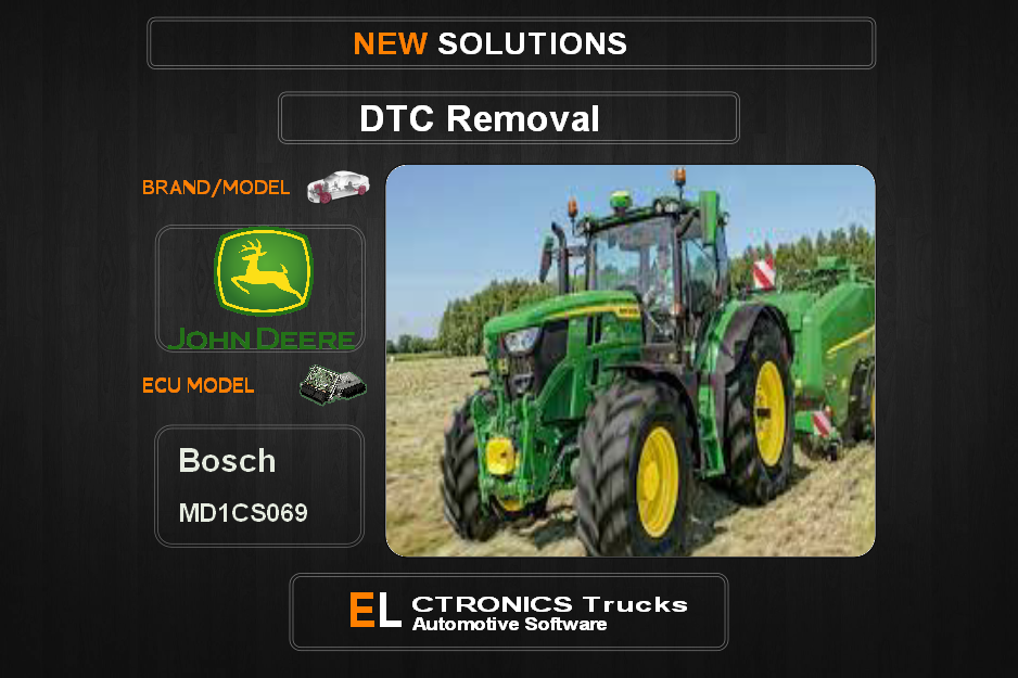 DTC OFF John-Deere Bosch MD1CS069 Electronics Trucks Automotive software