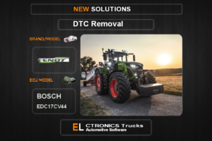 DTC OFF Fendt Bosch EDC17CV44 Electronics Trucks Automotive software