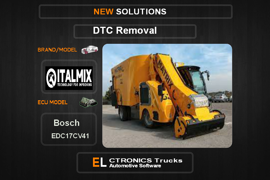 DTC OFF Itamix Bosch EDC17CV41 Electronics Trucks Automotive software