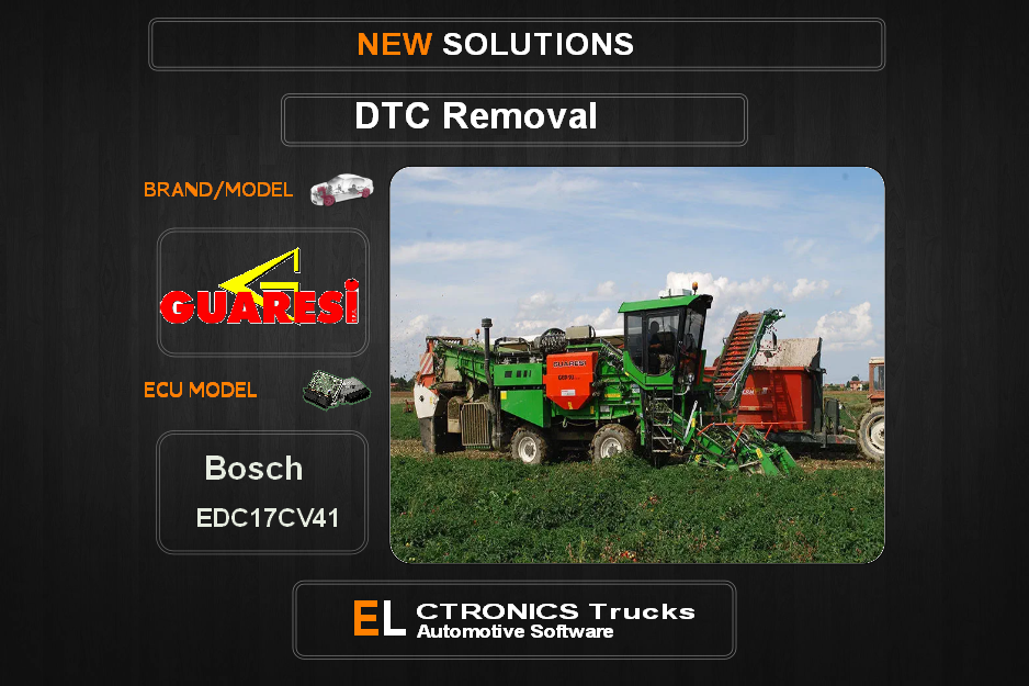 DTC OFF Guaresi Bosch EDC17CV41 Electronics Trucks Automotive software