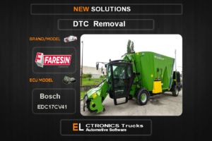 DTC OFF Faresin Bosch EDC17CV41 Electronics Trucks Automotive software