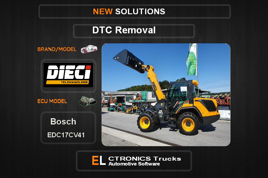 DTC OFF Dieci Bosch EDC17CV41 Electronics Trucks Automotive software