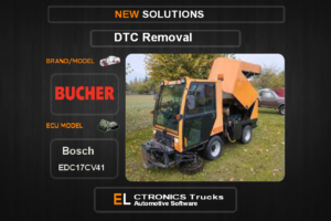 DTC OFF Bucher Bosch EDC17CV41 Electronics Trucks Automotive software