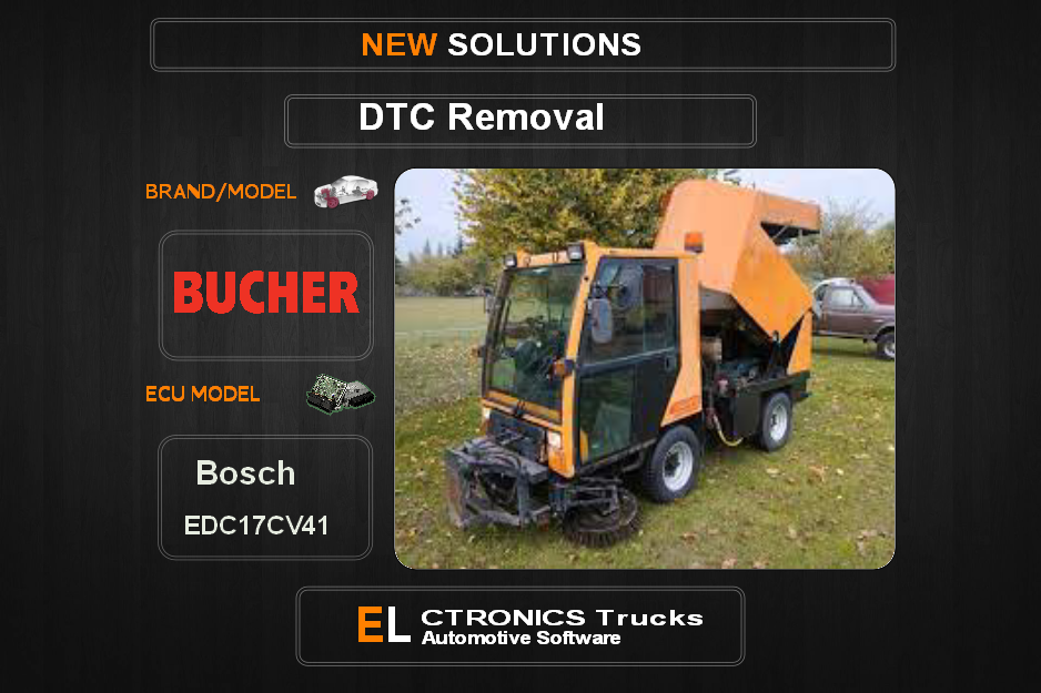 DTC OFF Bucher Bosch EDC17CV41 Electronics Trucks Automotive software