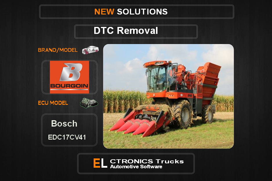 DTC OFF Bourgoin Bosch EDC17CV41 Electronics Trucks Automotive software