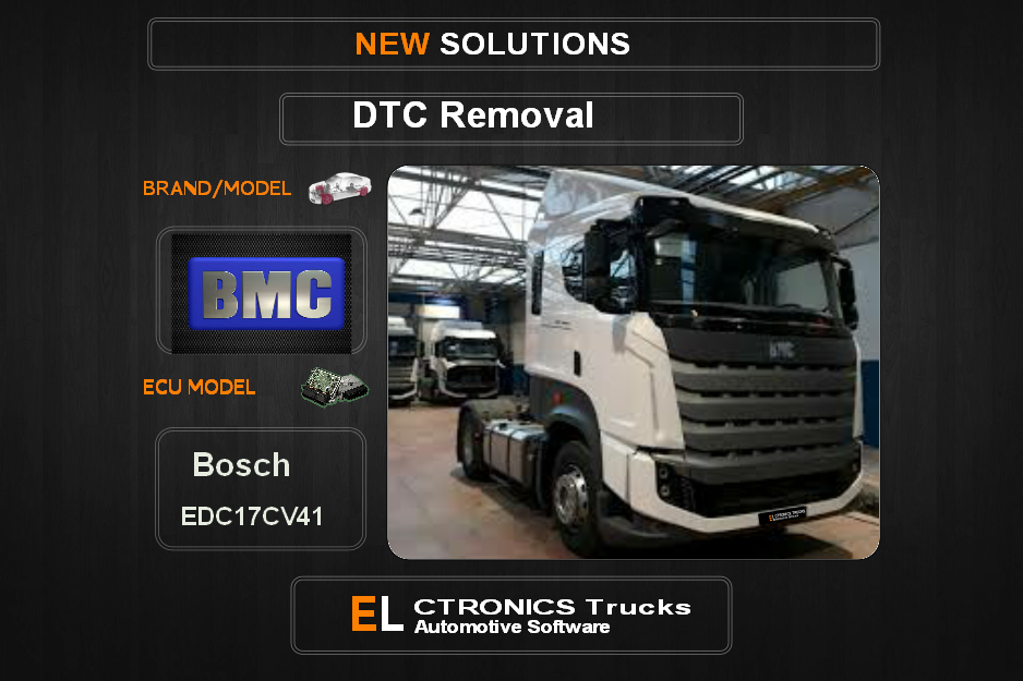 DTC OFF Bmc Bosch EDC17CV41 Electronics Trucks Automotive software