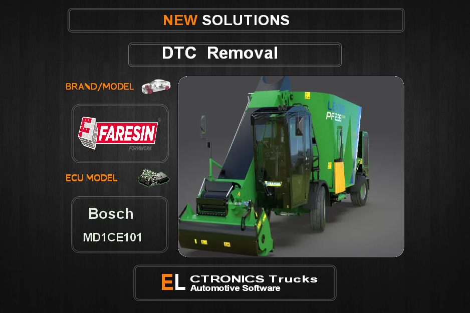 DTC OFF Faresin Bosch MD1CE101 Electronics Trucks Automotive software