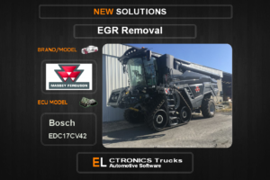 EGR Off Massy Bosch EDC17CV42 Electronics Trucks Automotive Software
