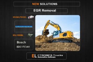 EGR Off Liebherr Bosch EDC17CV41 Electronics Trucks Automotive Software